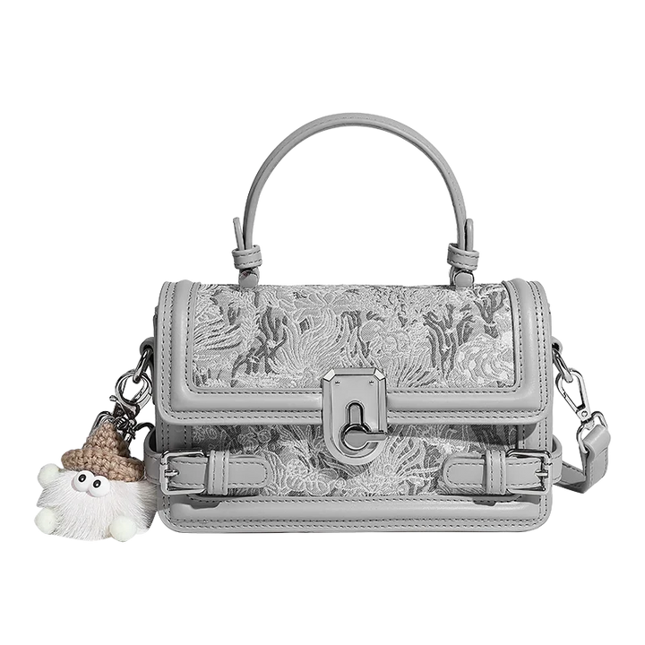 Cherish The Moment Embroidered Handbag