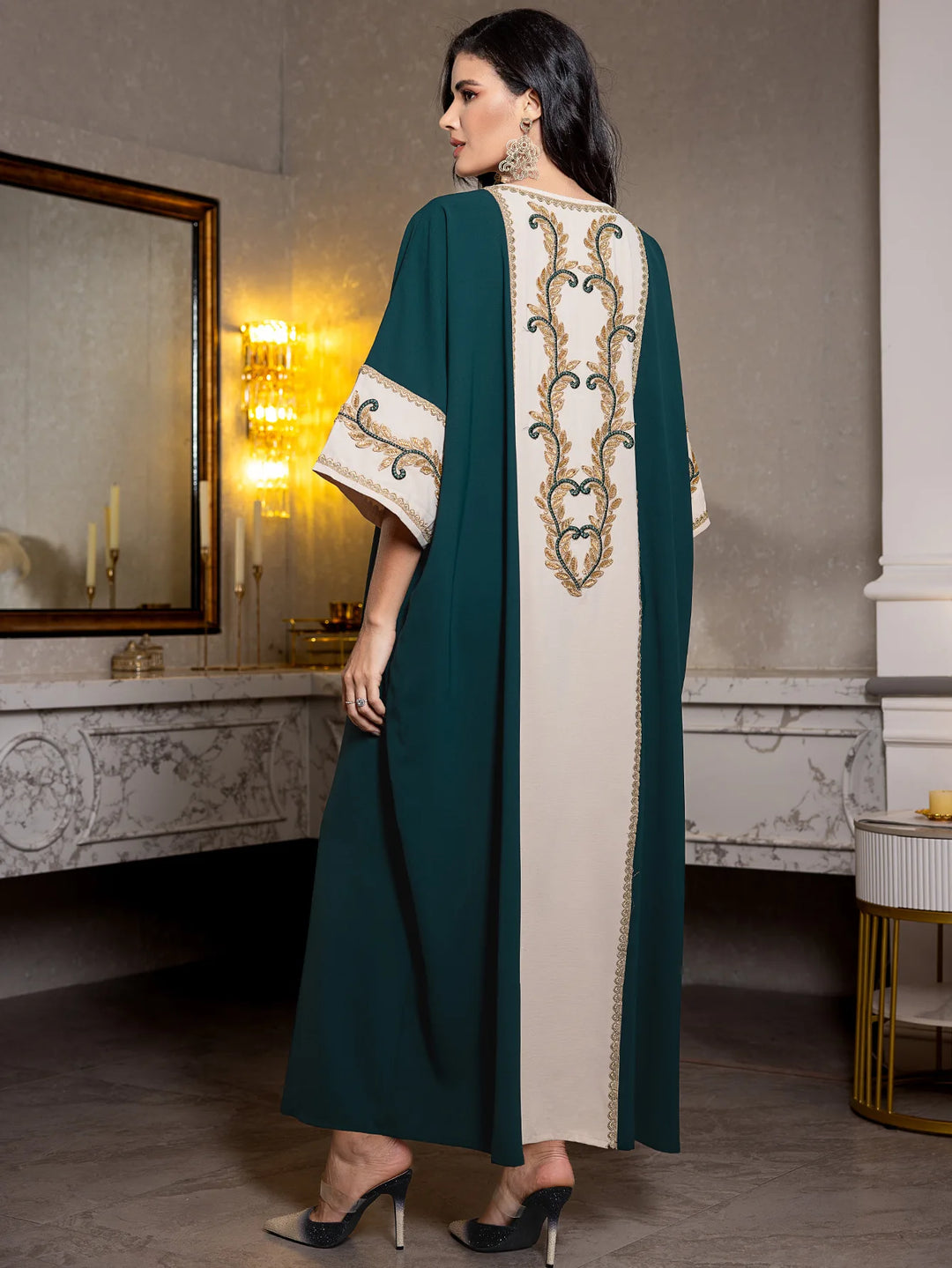 Live In Bead Embroidered Trends Abaya