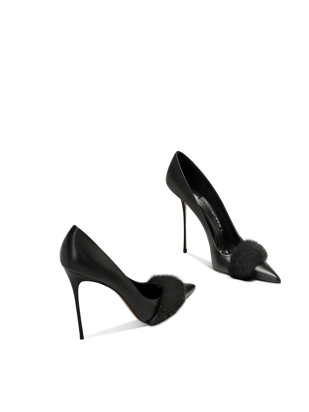 Refined Pointed Thin Heel Pumps