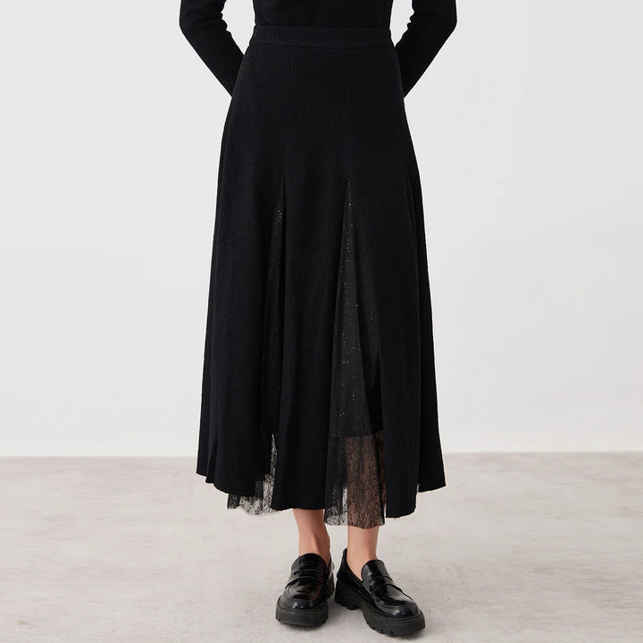 Lovely Pleated A-Line Skirt