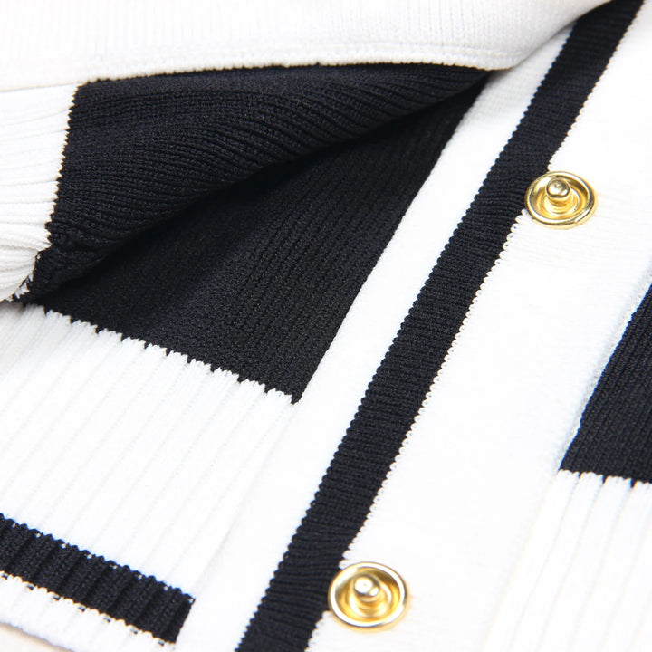 Versatile Crew Neck Woolen Cardigan