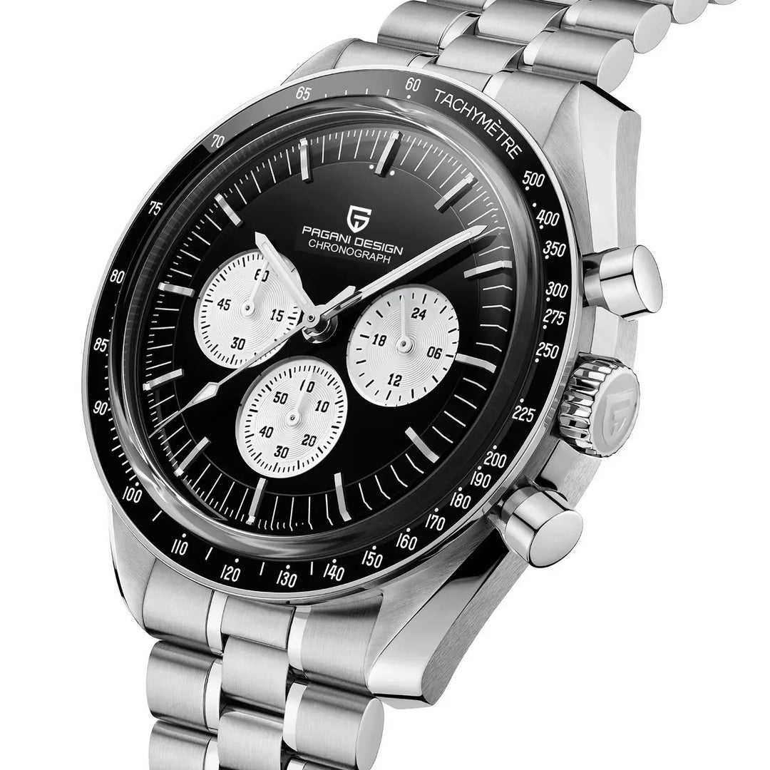 Refined Moon Panda Chronograph Watch