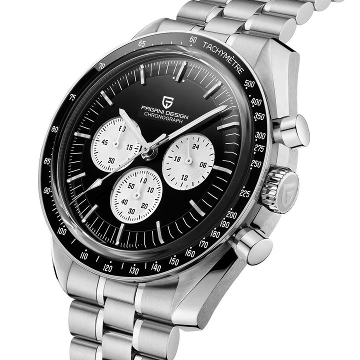 Refined Moon Panda Chronograph Watch