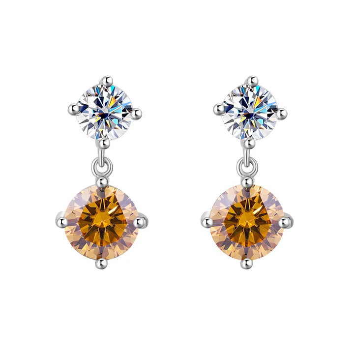 Alluring Moissanite Tassel Earrings