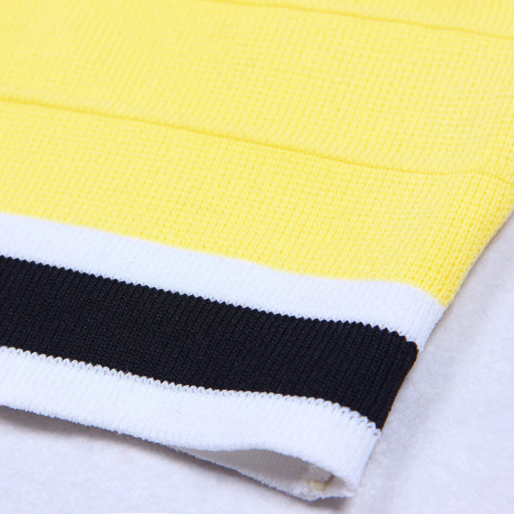 High-Quality Striped Knitted Cardigan