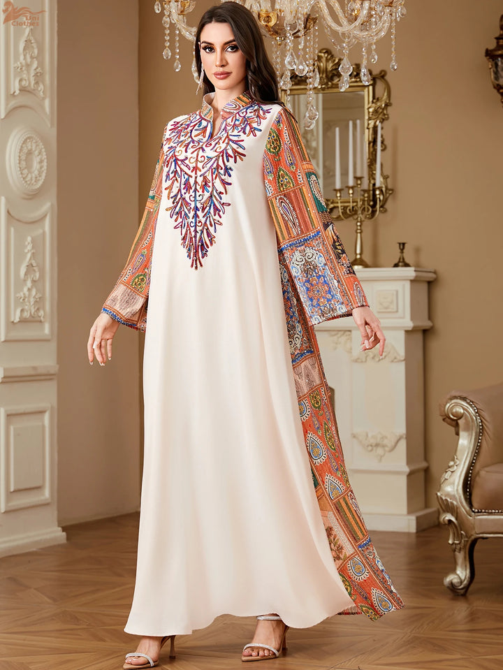 Cultivated Embroidered Abaya Dress