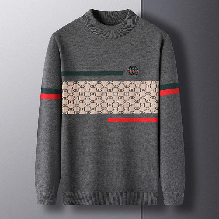 Versatile Striped Knitted Sweater