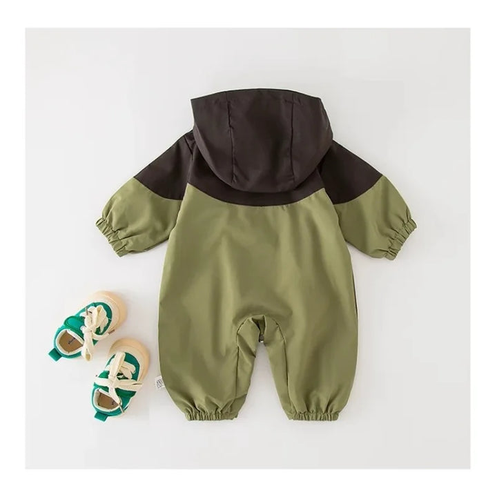 Stylish Hooded Toddler Jumpsuit