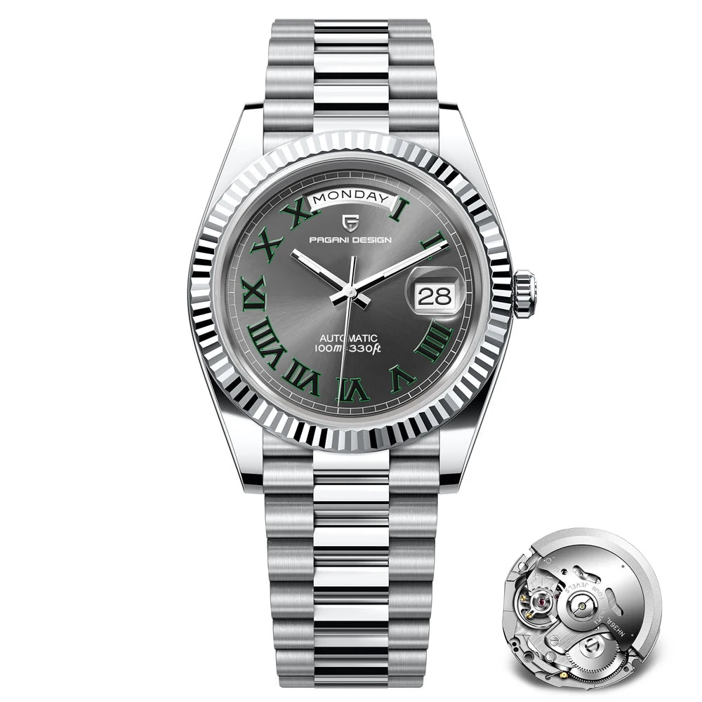 Luxury Automatic Sapphire Glass Watch