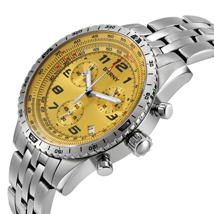Stylish Sapphire Luminous Quartz Watch