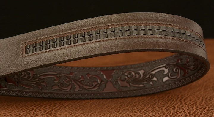 Gold Dragon Metal Automatic Buckle Belt