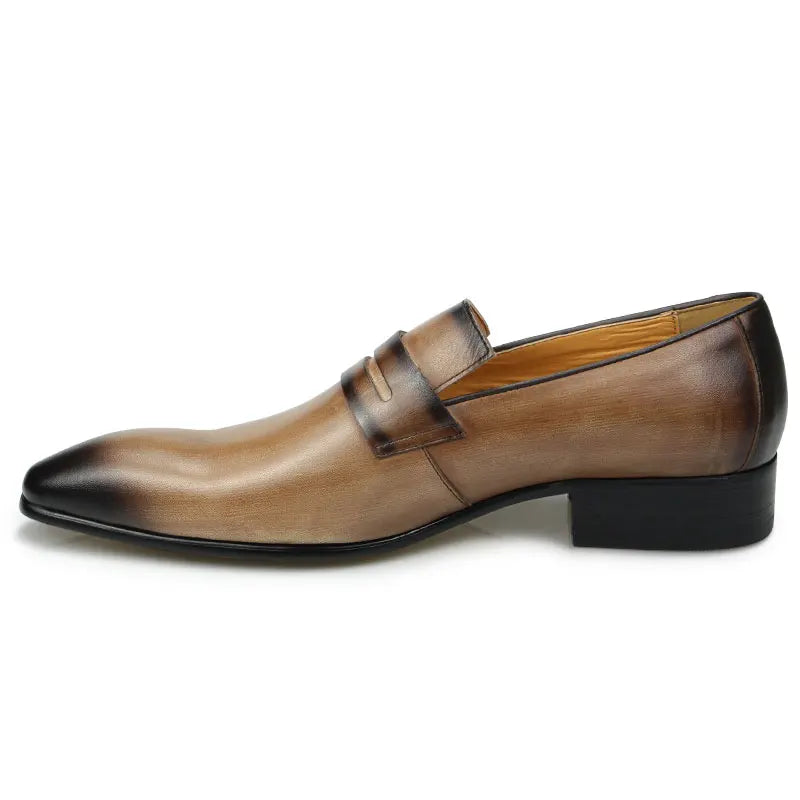 Stunning Genuine Leather Business Loafers