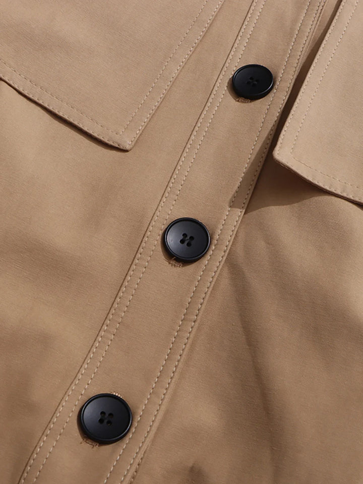 Vintage Spliced Women’s Loose Coat