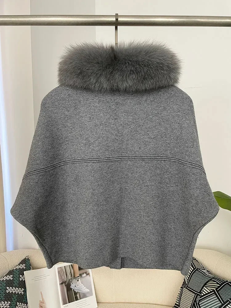 Luxurious Fur Collar Thick Warm Jacket