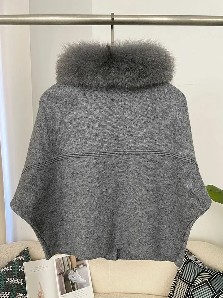 Luxurious Fur Collar Thick Warm Jacket