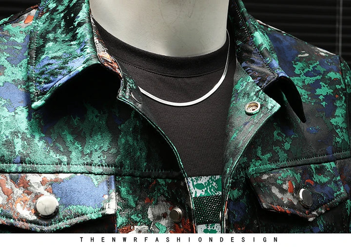 Regal Jacquard Bomber Jacket