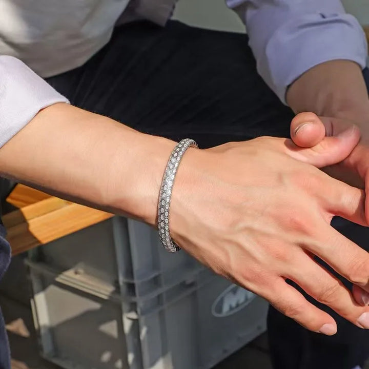 Sophisticated Sterling Silver Bracelet