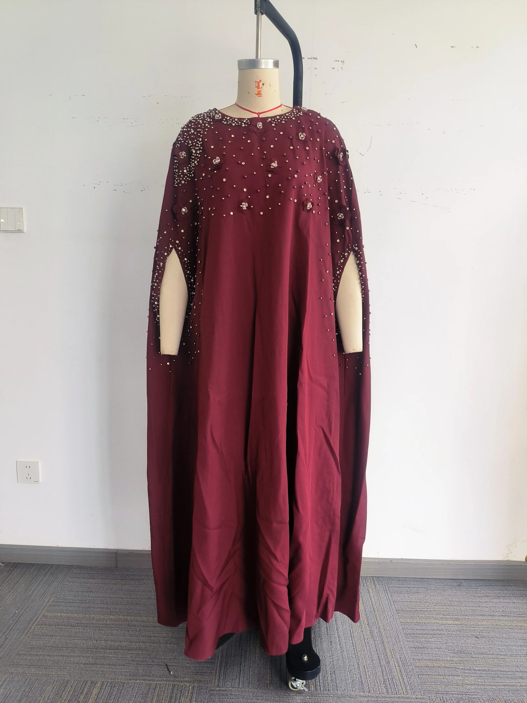 Attractive Cape-Style Abaya Dress