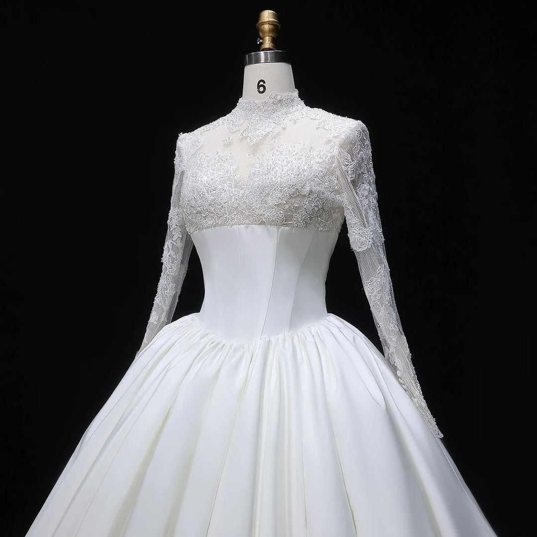 Classic High Neck Bridal Couture