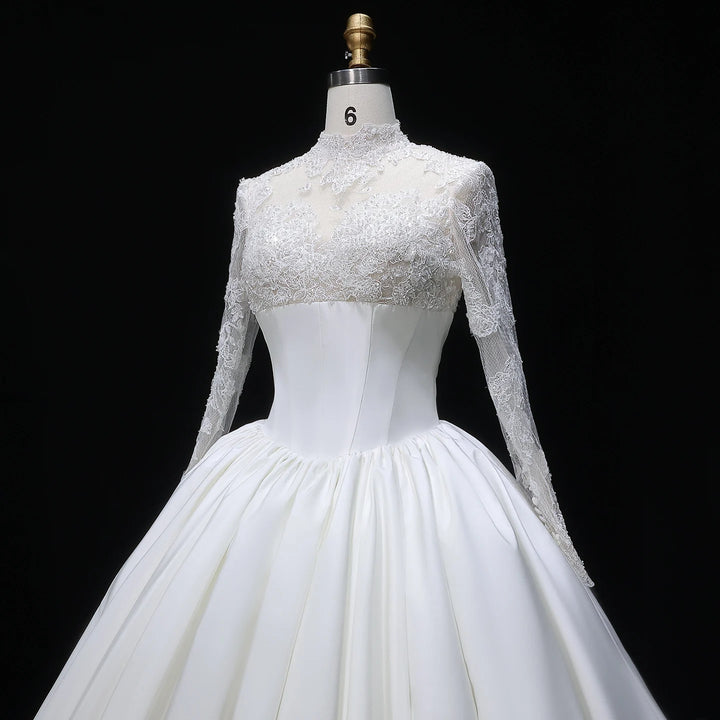 Classic High Neck Bridal Couture
