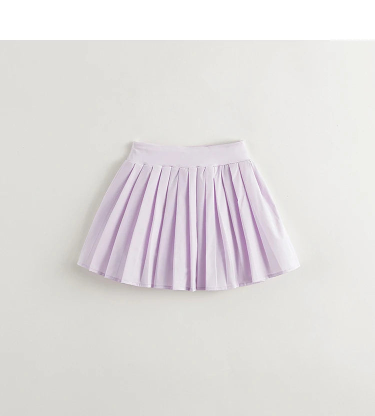 Halter Sports Pleated Skirt