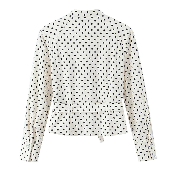 Stunning Polka Dots Crop Top