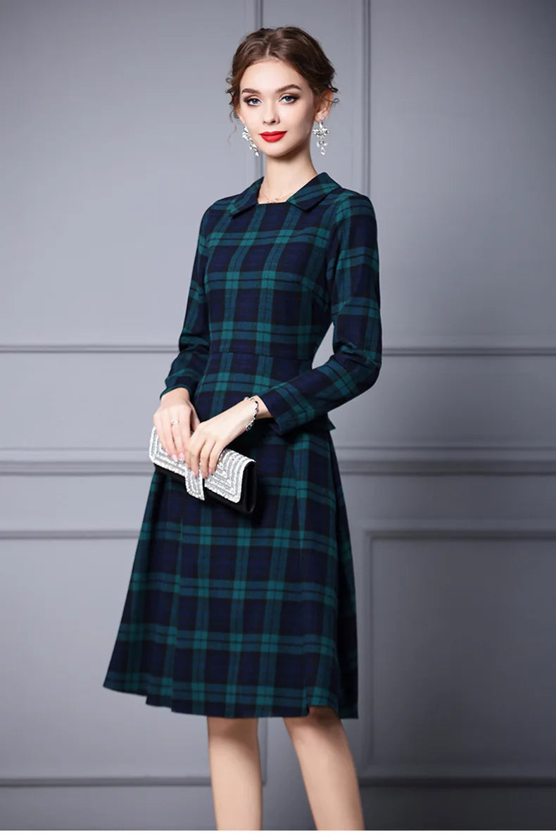 British Style A-Line Dress