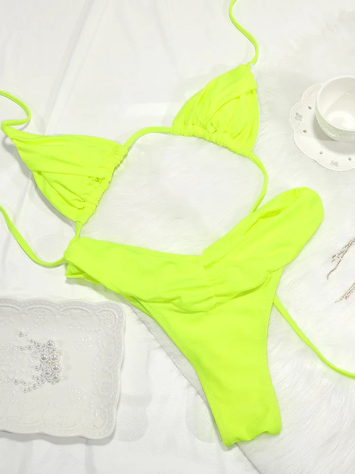 Classic Triangle Micro Bikini Set