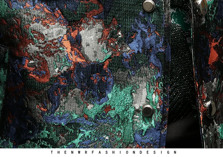 Regal Jacquard Bomber Jacket