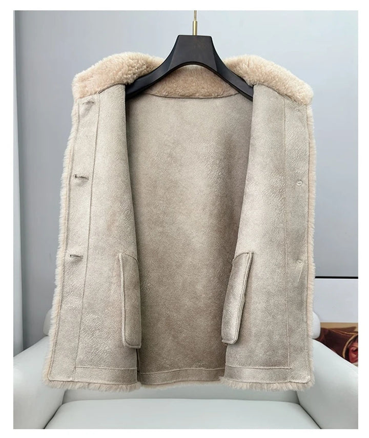 Sweet Sheep Shearling Warm Coat