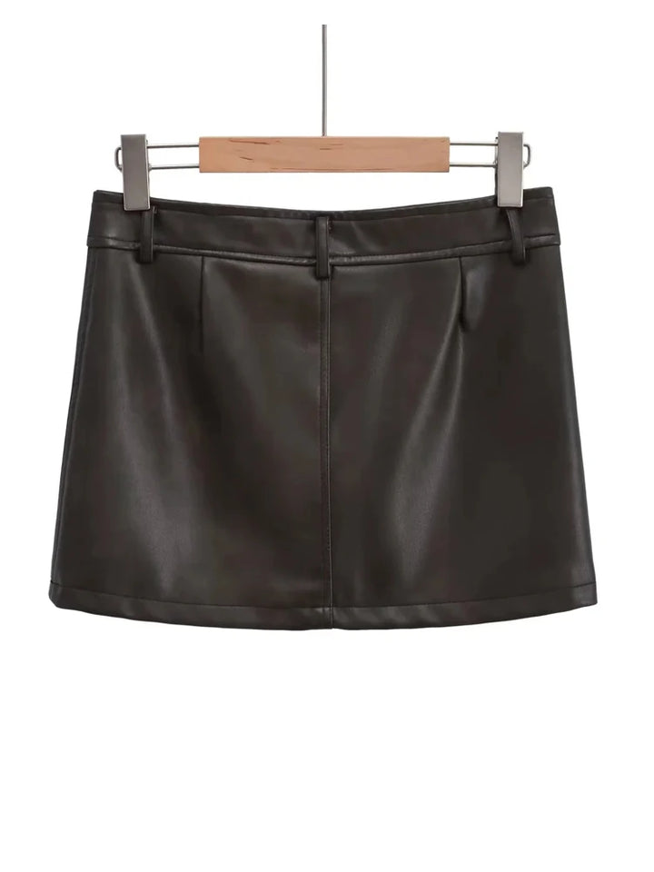 Retro Zipper Skirt