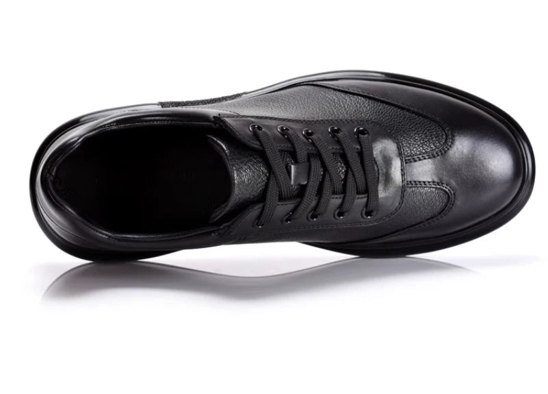 Regal Lace-Up Cowhide Leather Sneakers