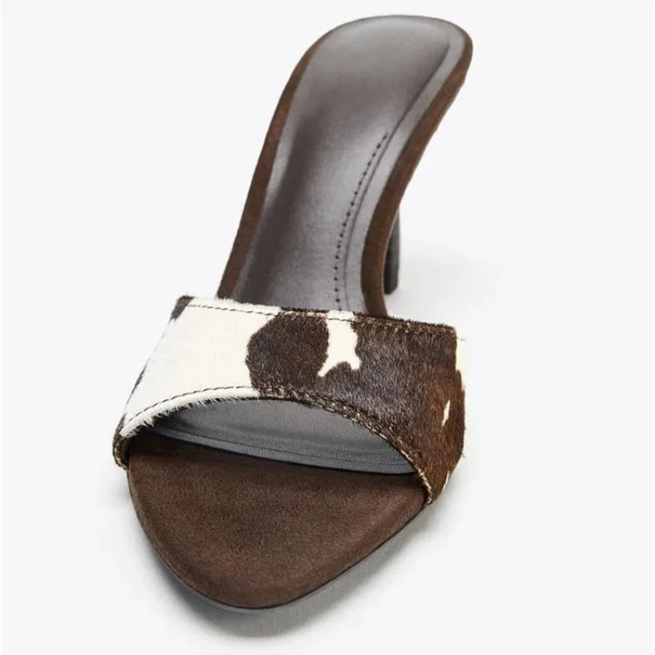 Stylish Thin Heels Retro Sandals