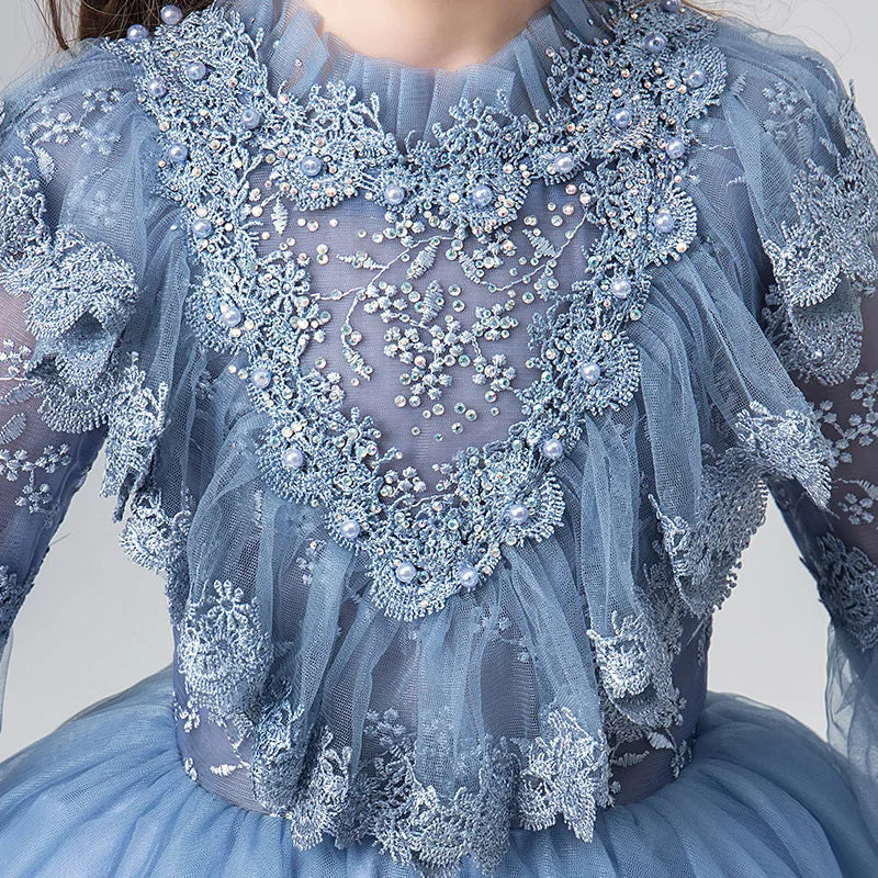 Stunning Long Sleeve Tulle Girl&