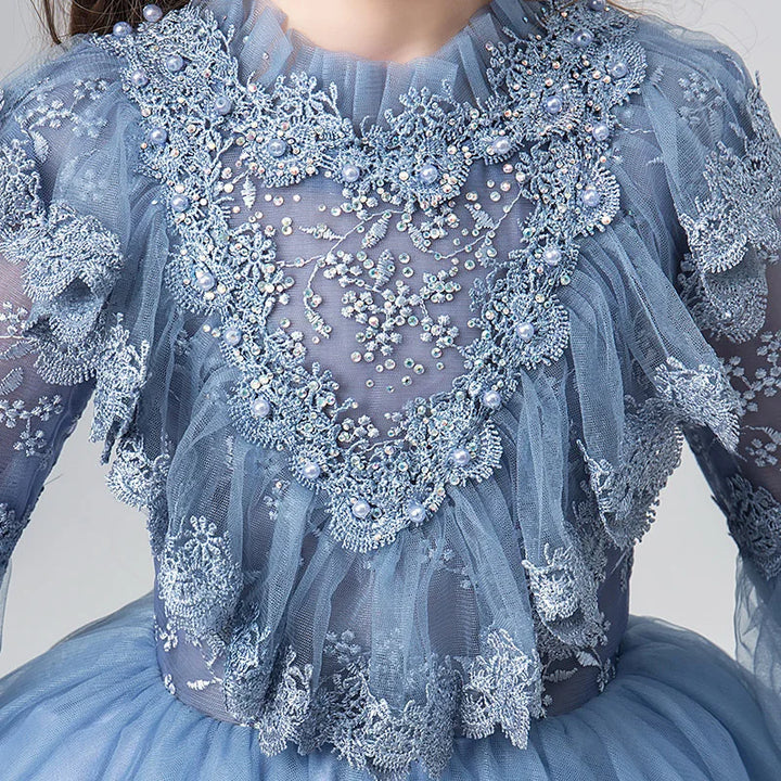 Stunning Long Sleeve Tulle Girl&