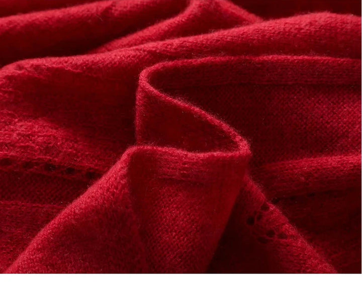 High-Quality Cashmere Knitted Scarf