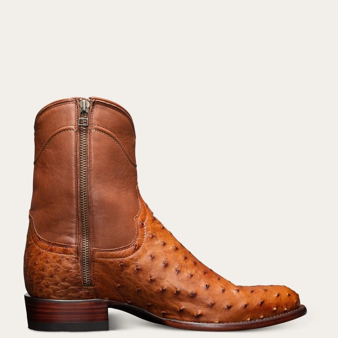 Handsome Low Barrel Round Toe Boots