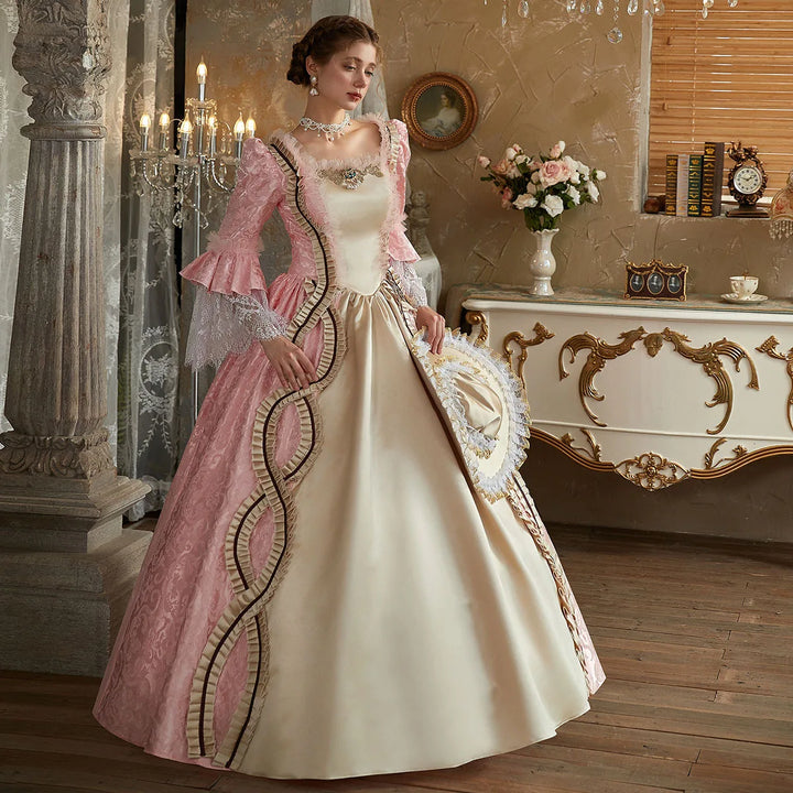 Victorian Style Medieval Court Evening Gown