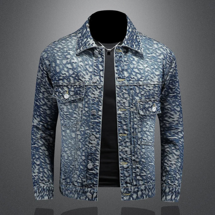 Refined Hip Hop Lapel Denim Jacket