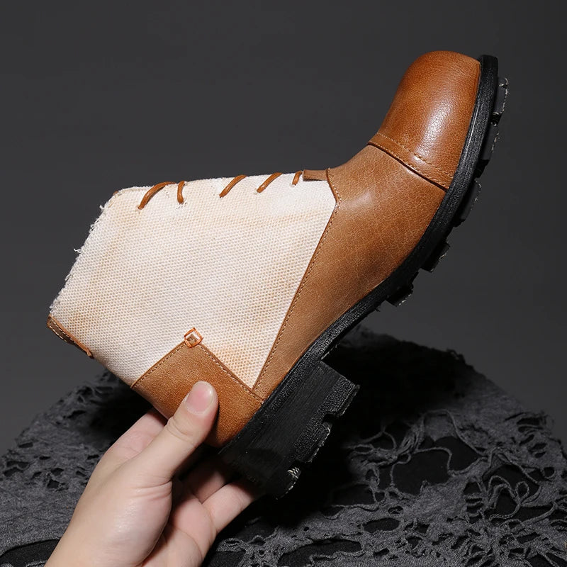 Majestic High-Top Calf Leather Boots