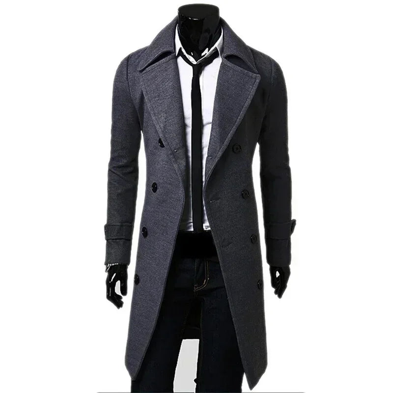 Smart Style Double Breasted Trench Coat