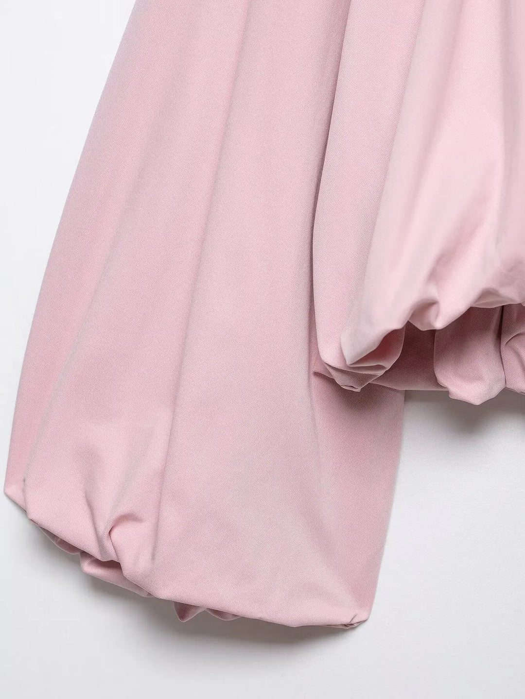 Elegant Puff Sleeves Crop Coat