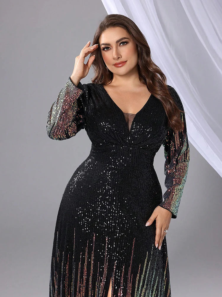 Curvy Women’s Stunning Maxi Dress