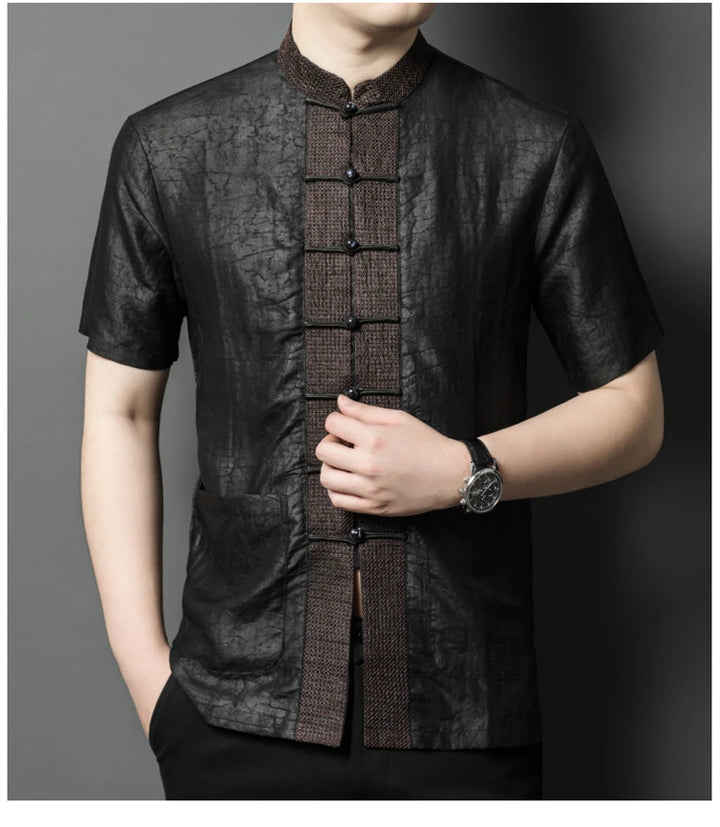 Comfortable Short Sleeve Chemise Shirt