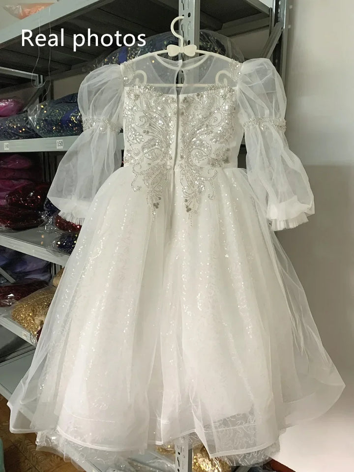 White Princess Evening Gown