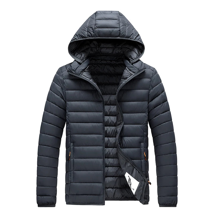 Casual Hooded Parka Coat With Detachable Hat