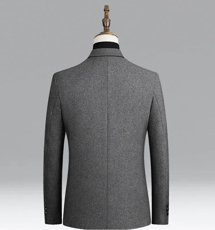 Sophisticated Regular Fit Wool Blazer