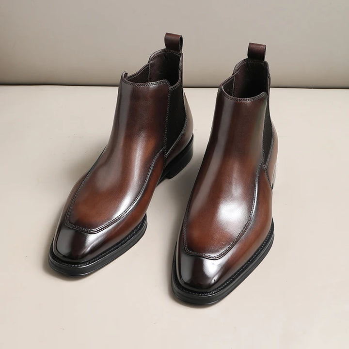 Smart High-Top British Chelsea Boots