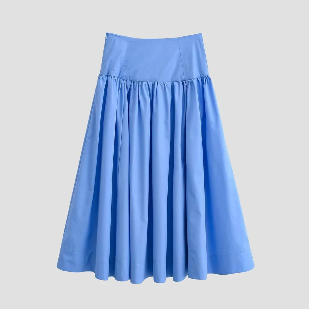 Luxury High Waisted Pleated Skirt