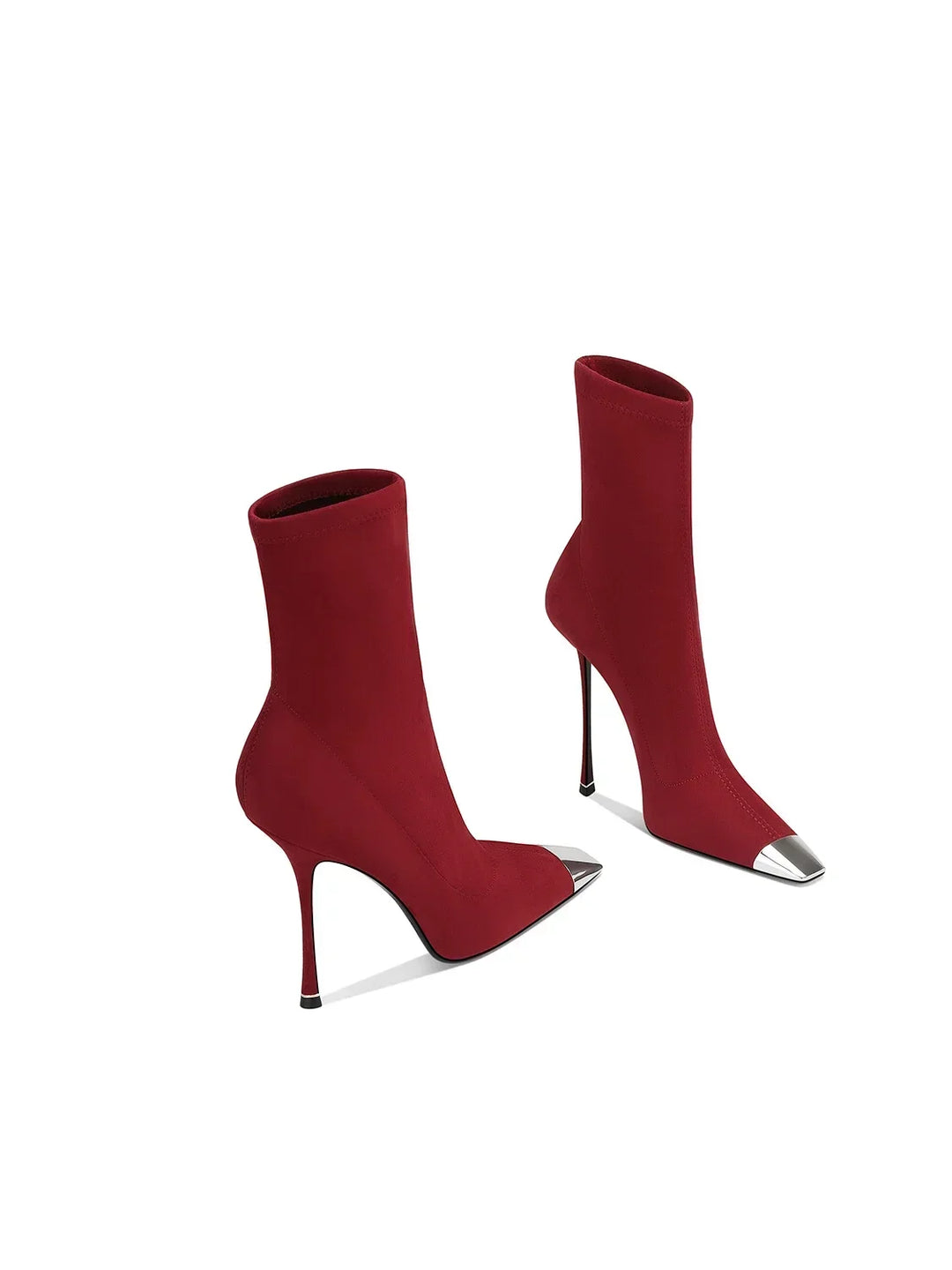 Stylish Square Toe Formal High Heels Boots